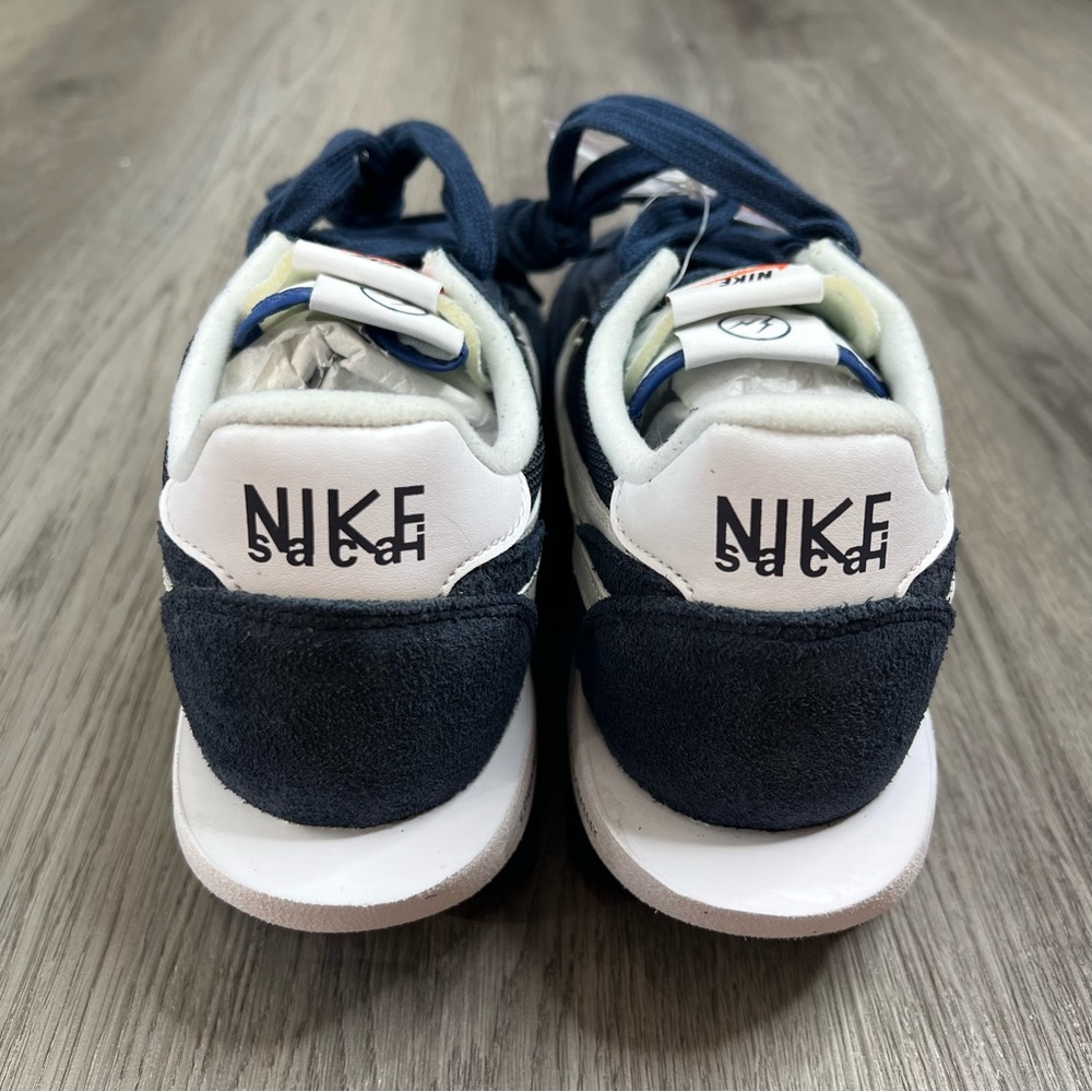 New Sacai x LDV Waffle 'Blackened Blue' Men’s Size‎ 8.5 Sneaker Shoes DH2684-400 - Picture 5 of 10